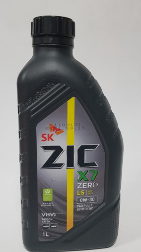 (사은품증정)ZIC X7 ZERO 지크 제로30 0W30 C2 1L